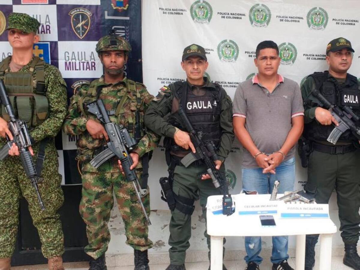 Cayó ‘El Gallo’, presunto extorsionista de comerciantes en Bolívar