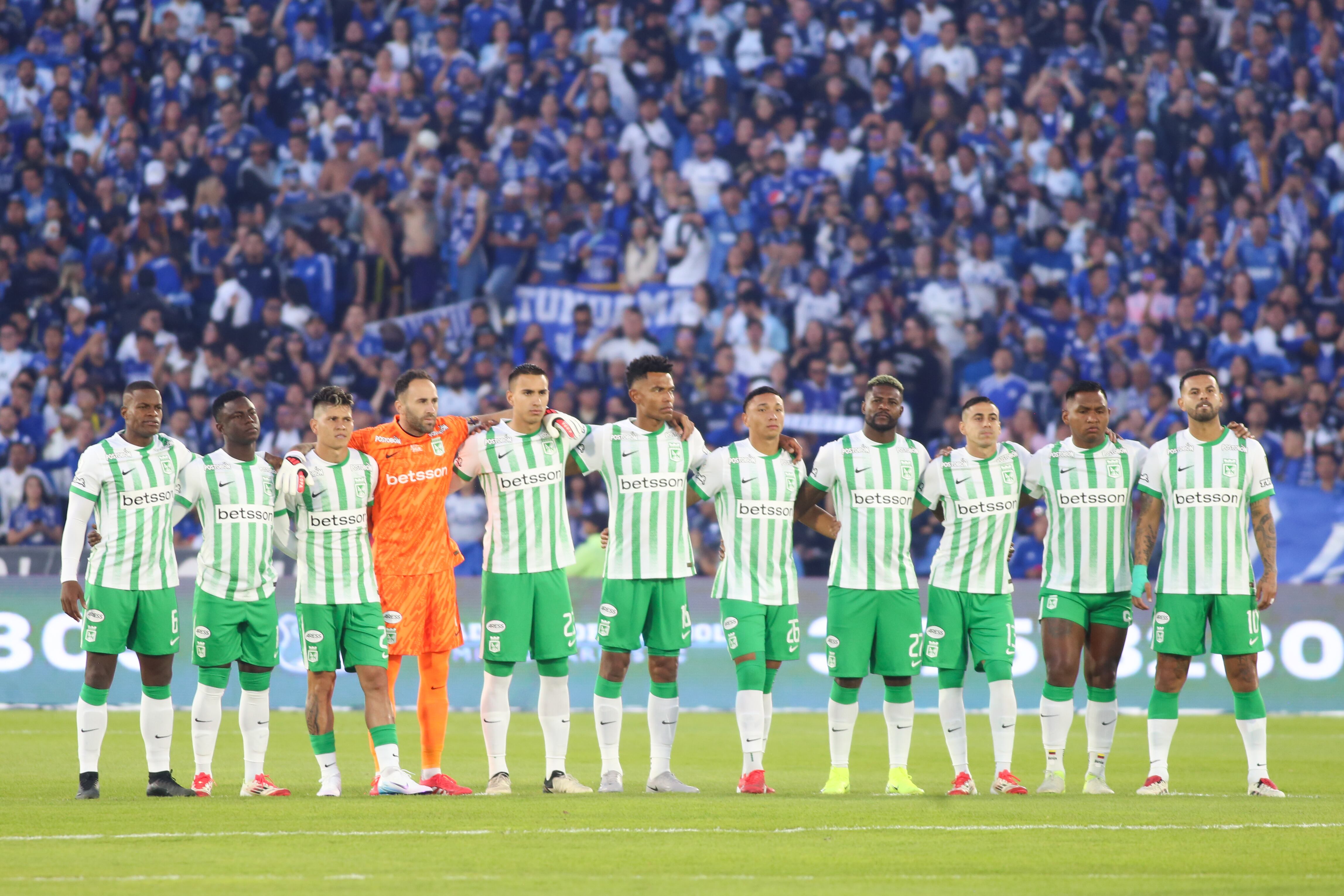 Jugadores de Atlético Nacional/Getty Images.