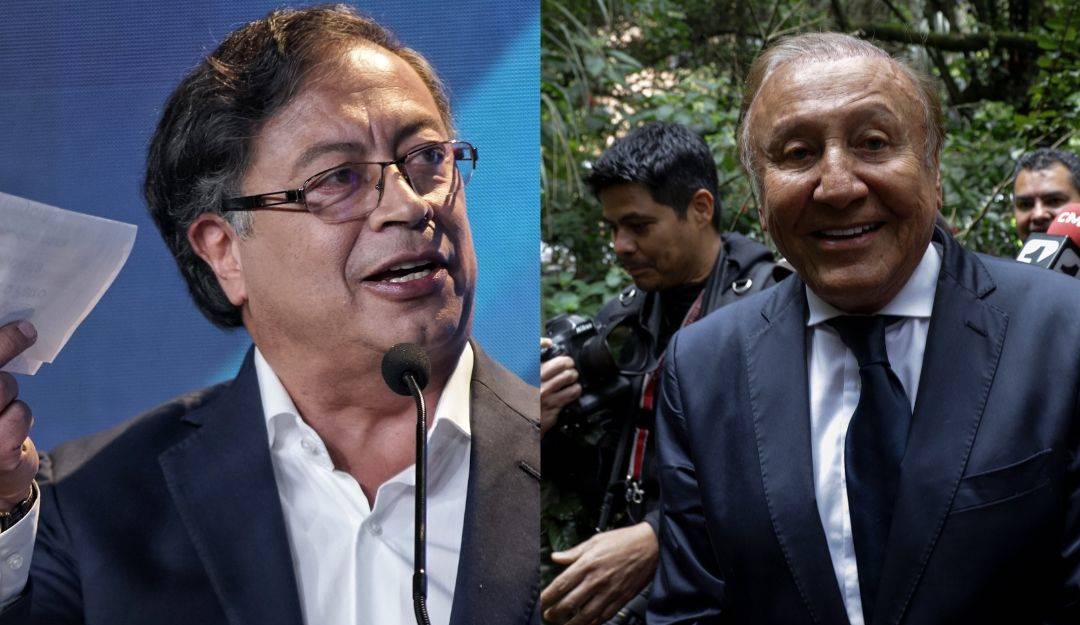Rodolfo Hernández y Gustavo Petro