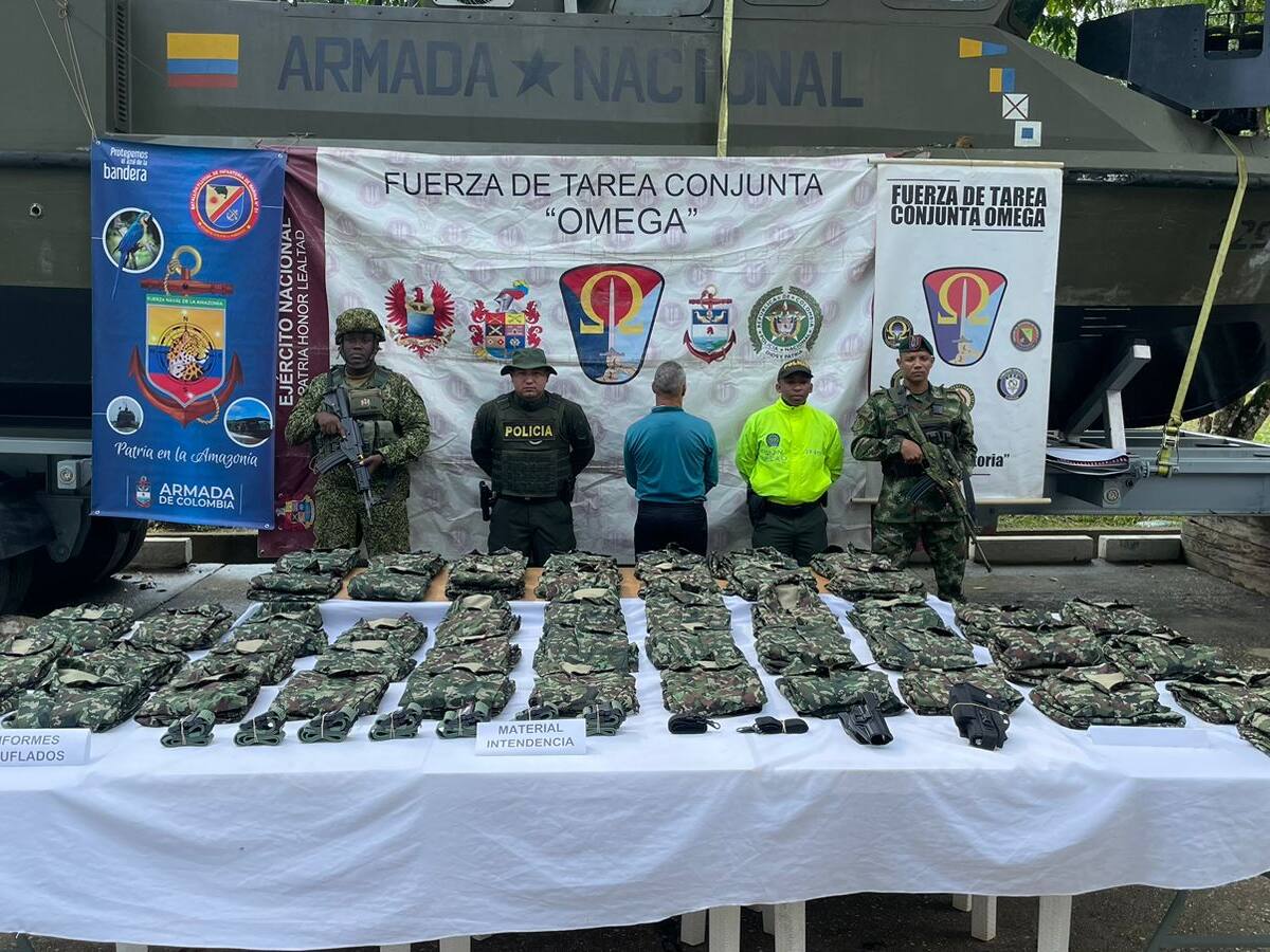 En Caquetá, incautan material de intendencia con destino a disidencias Farc