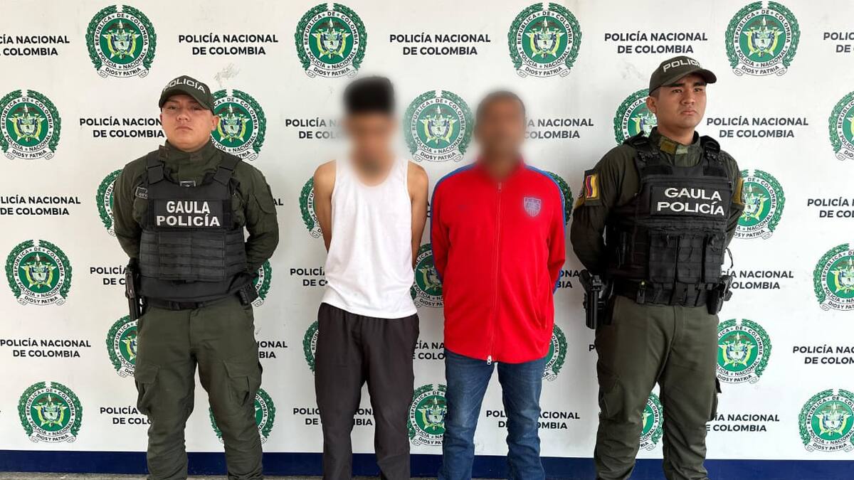 Capturan a dos hombres por extorsión en Pereira: uno de ellos habría amenazado a su propia madre