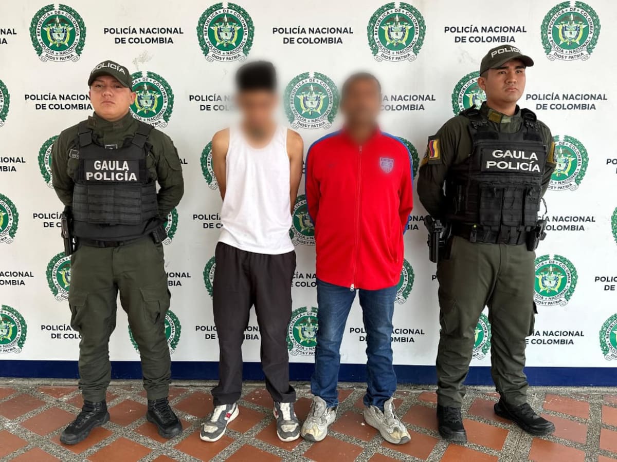 Capturan a dos hombres por extorsión en Pereira: uno de ellos habría amenazado a su propia madre