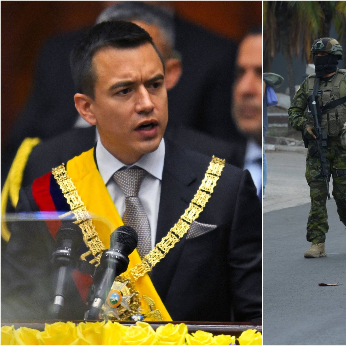 Ecuador se declara en “conflicto armado interno” tras ataque a TV en vivo
