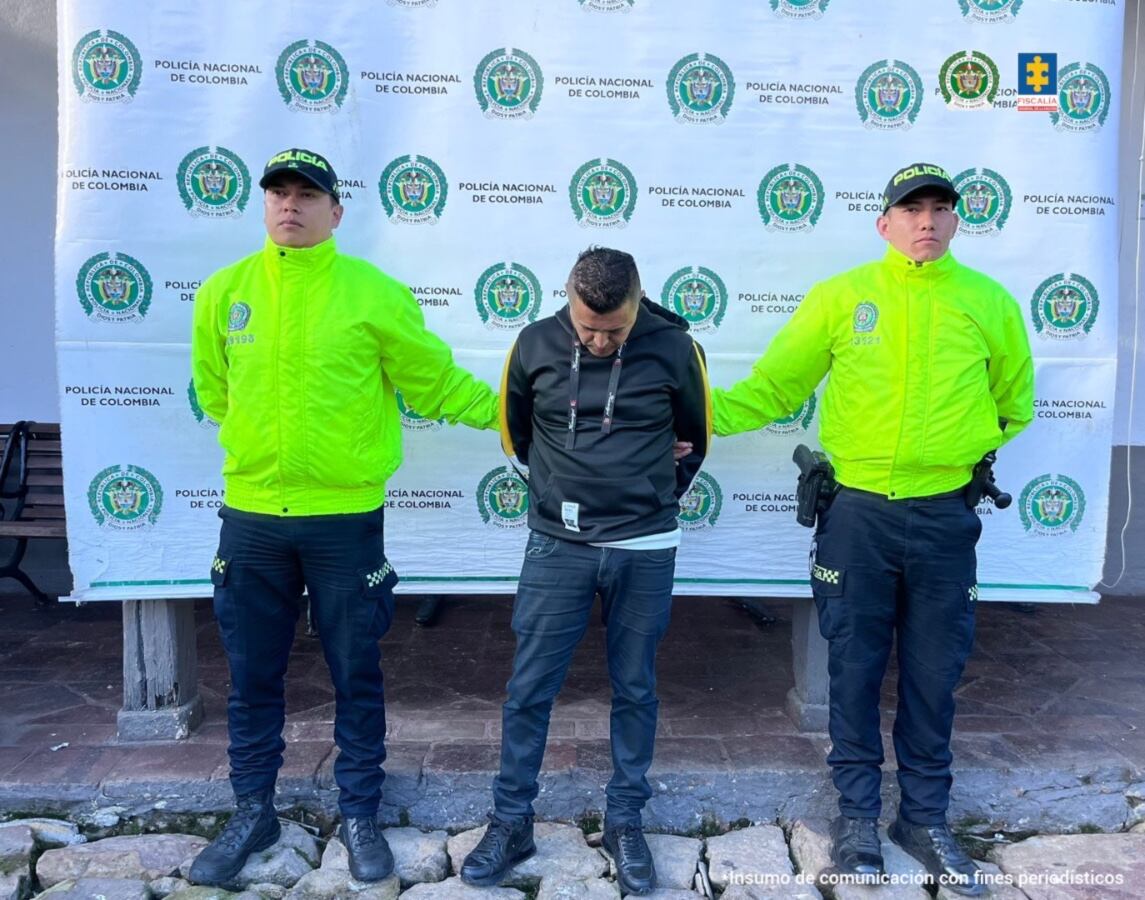 Víctor Manuel Daza fue capturado en Chía, Cundinamarca