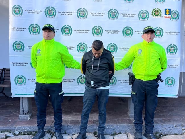 Víctor Manuel Daza fue capturado en Chía, Cundinamarca