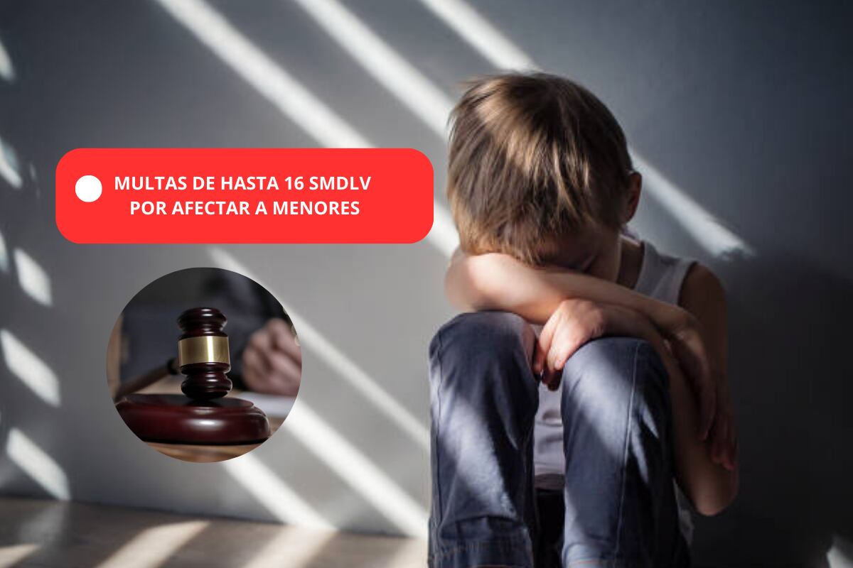Multas de hasta 16 SMDLV  por afectar a menores - Getty Images