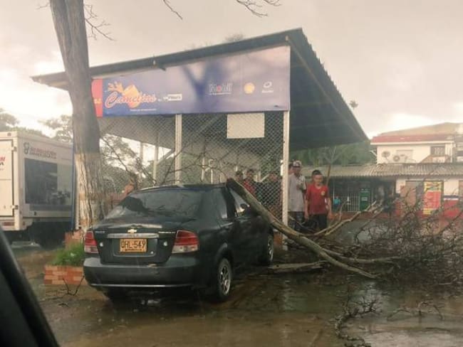 Inundaciones y caída de árboles dejan fuertes lluvias en Cundinamarca