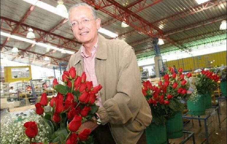 Augusto Solano, presidente de Asocolflores