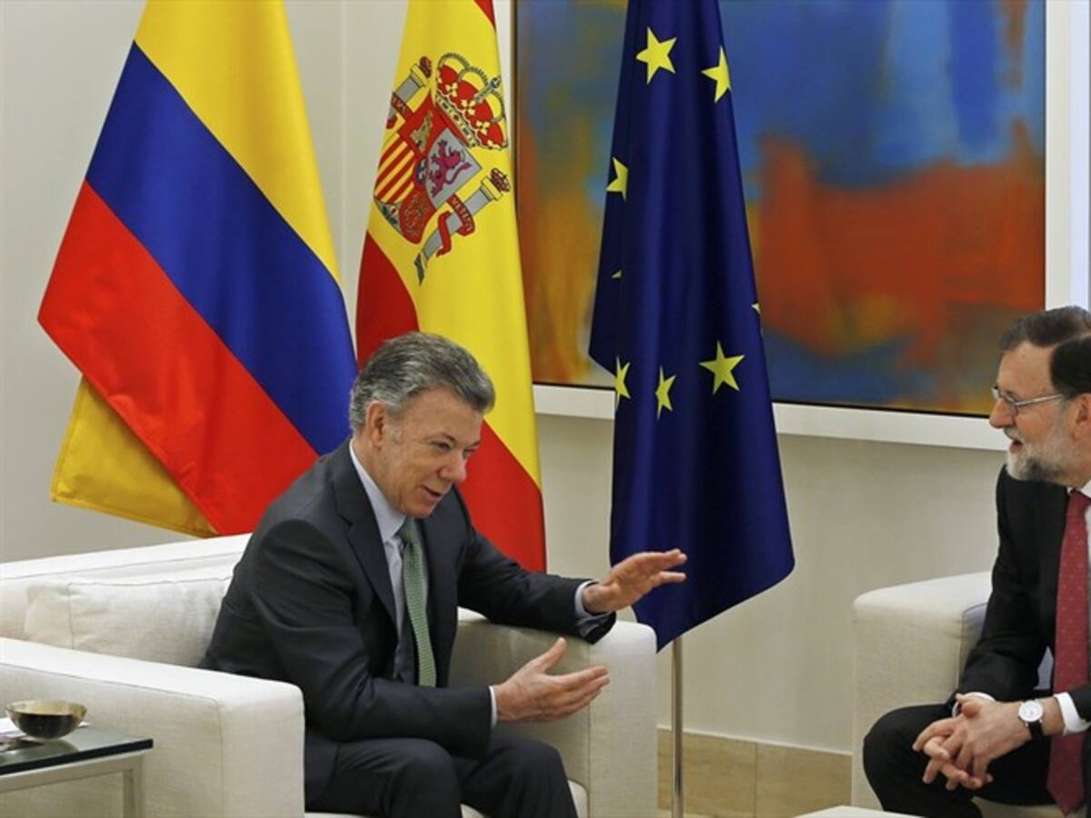 Santos y Rajoy manifestaron su preocupación por la crisis de Venezuela