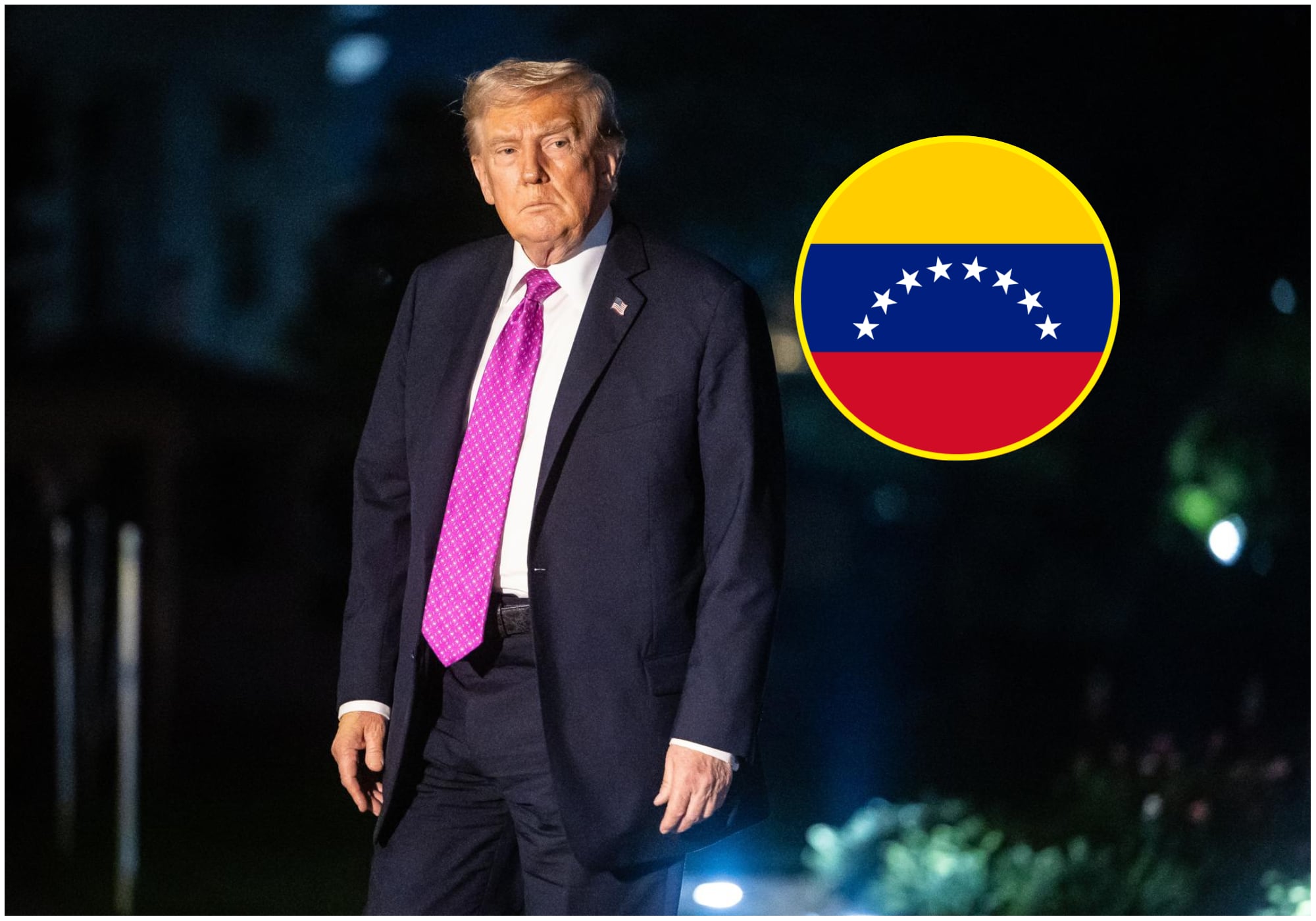 “Veremos qué pasa”: Trump al ser consultado sobre la posibilidad de un ataque contra Venezuela. Foto: EFE.