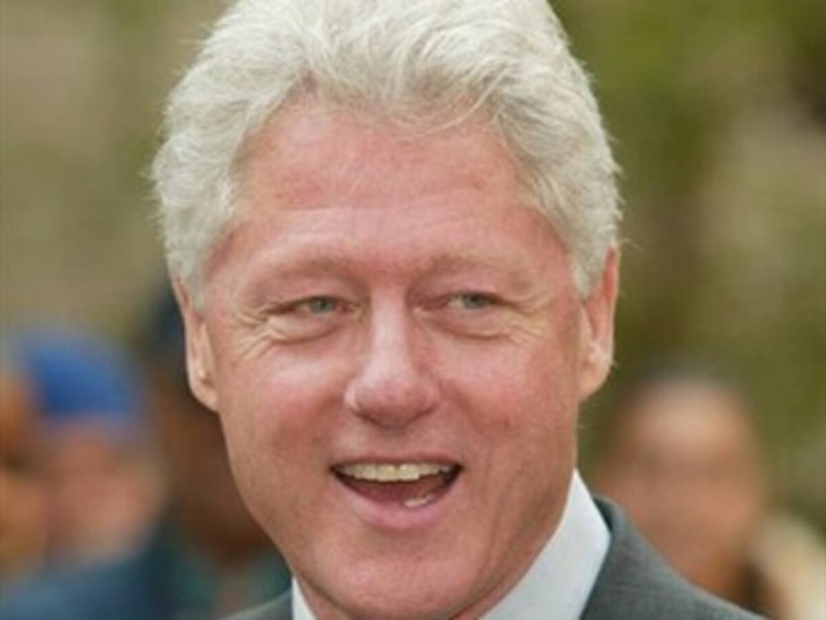 Bill Clinton visitó el colegio de Shakira en Barranquilla