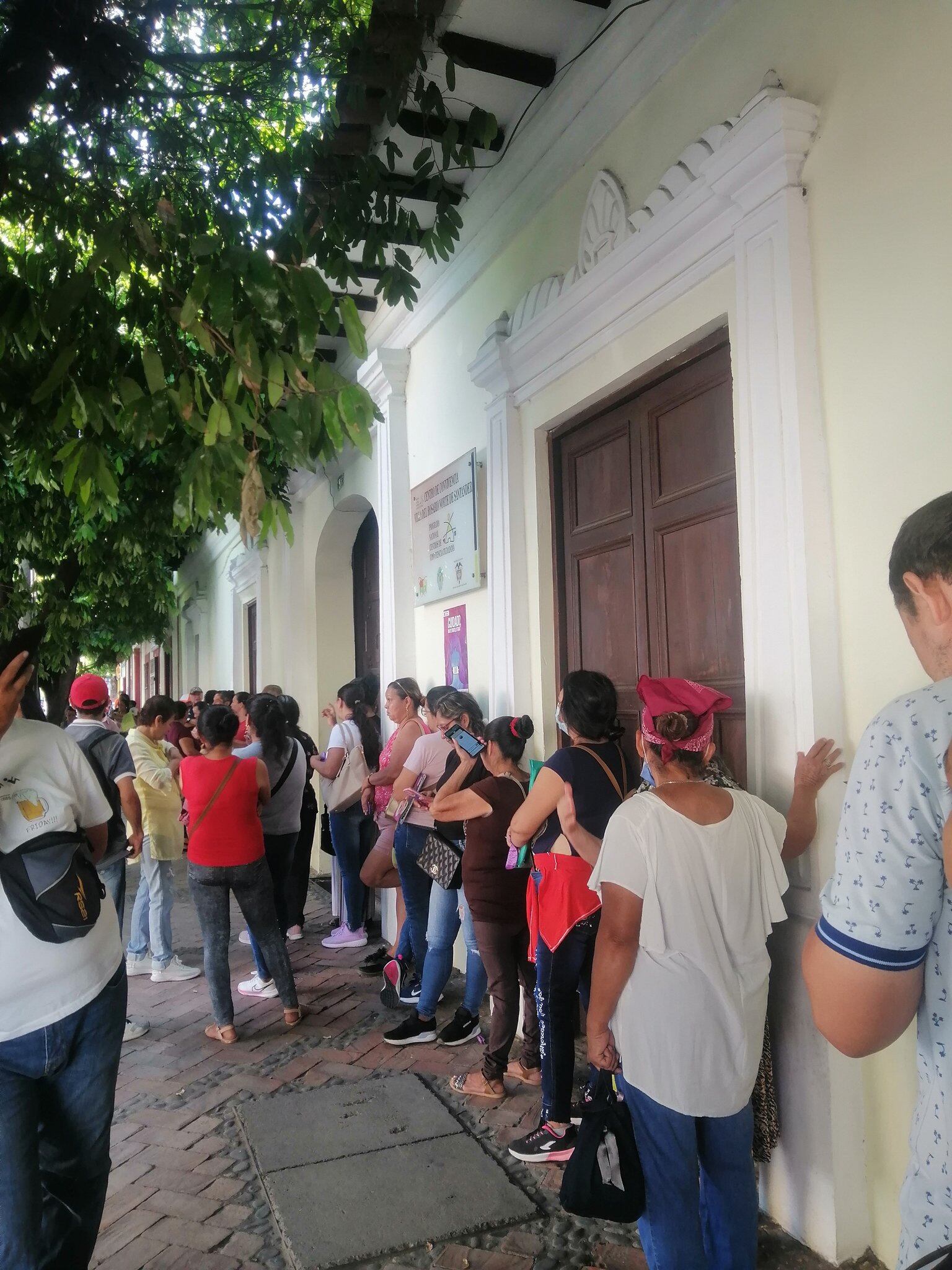 Protesta en Villa del Rosario