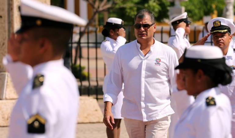 El presidente de Ecuador, Rafael Correa.