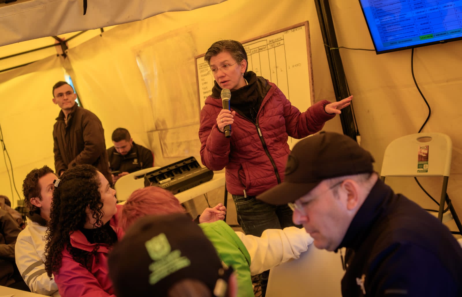 Claudia López preside PMU. Foto: Alcaldía Distrital