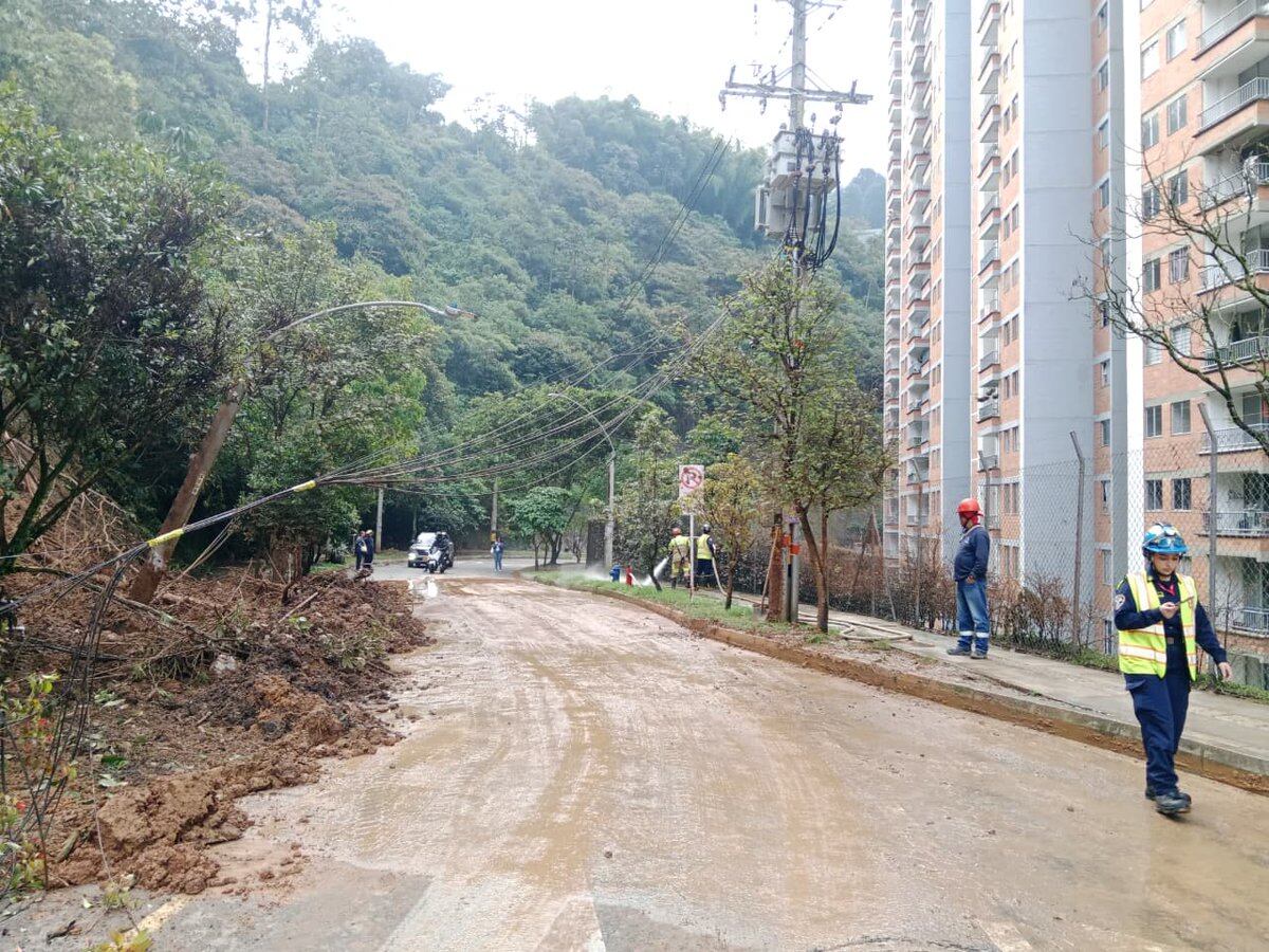 Vía sector San José de Sabaneta- foto cortesía