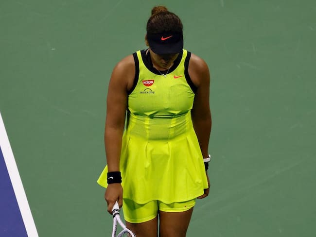 Naomi Osaka se dejó ver claramente afectada tras su derrota en la tercera ronda del US Open.