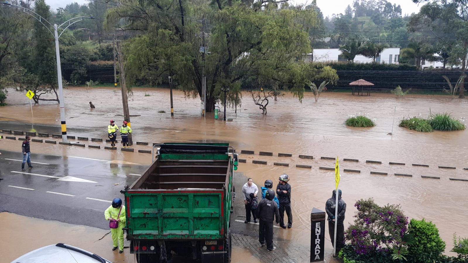 Inundaciones en El Retiro- foto cortesía