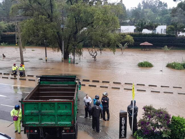 Inundaciones en El Retiro- foto cortesía