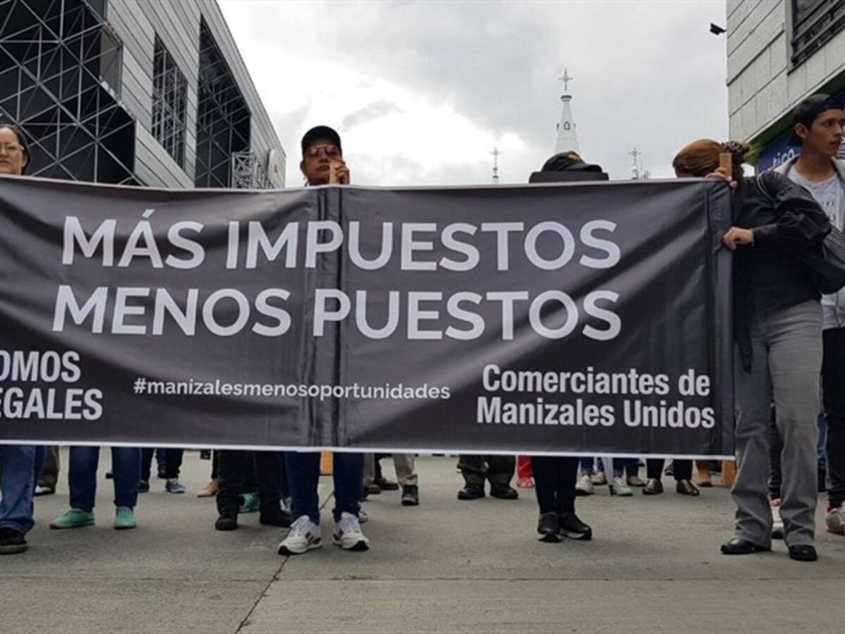 Hunden proyecto que cobraría más impuestos a comerciantes en Manizales