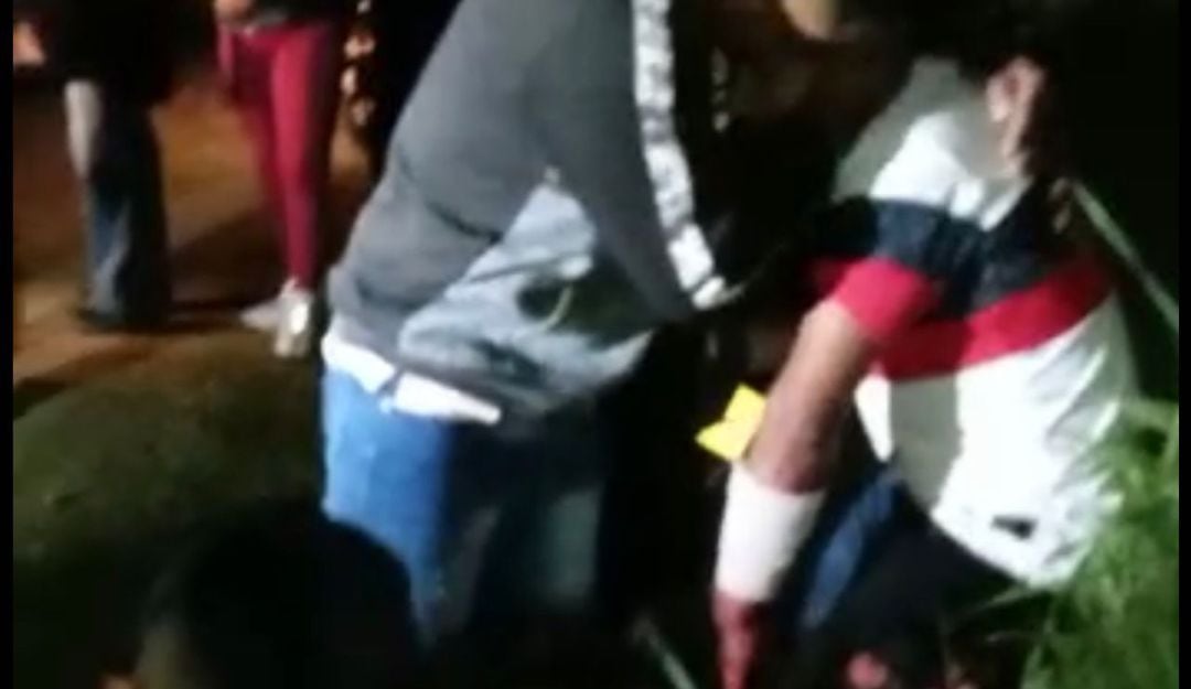 Los ciudadanos se movilizaban por la ruta Corinto-Gualanday. 