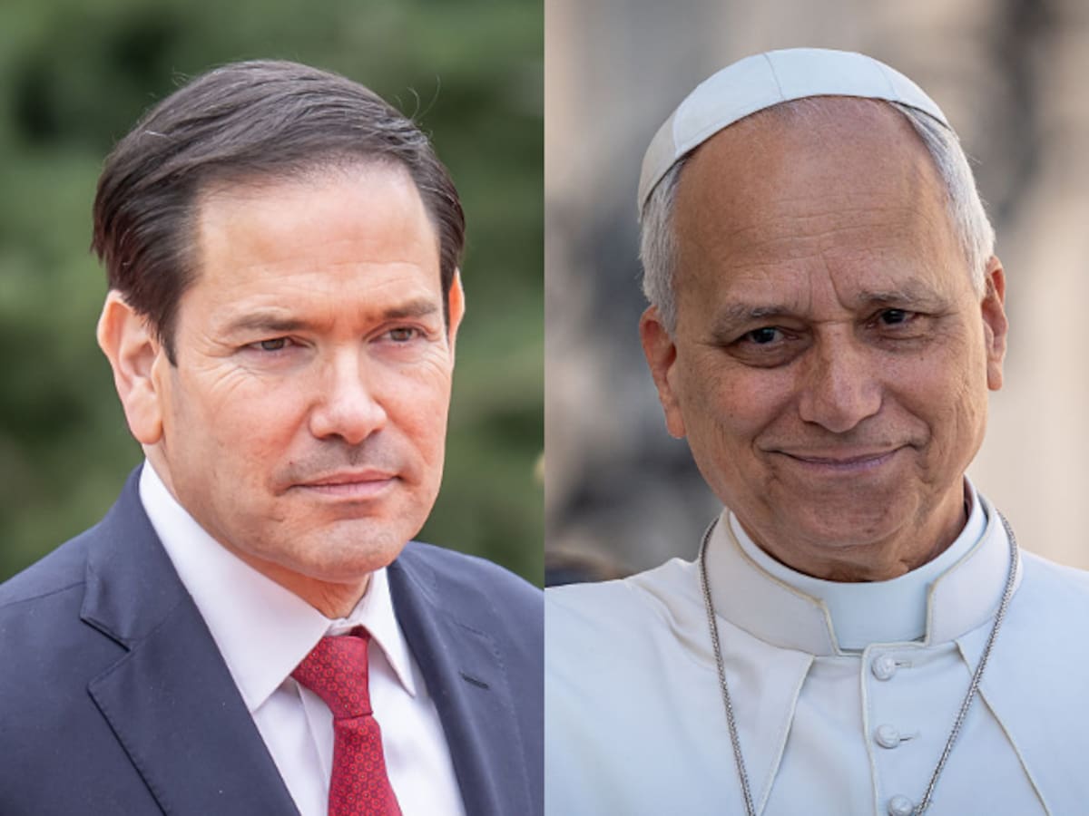 Marco Rubio viaja a Roma para reconducir la relación con el papa León XIV y Giorgia Meloni