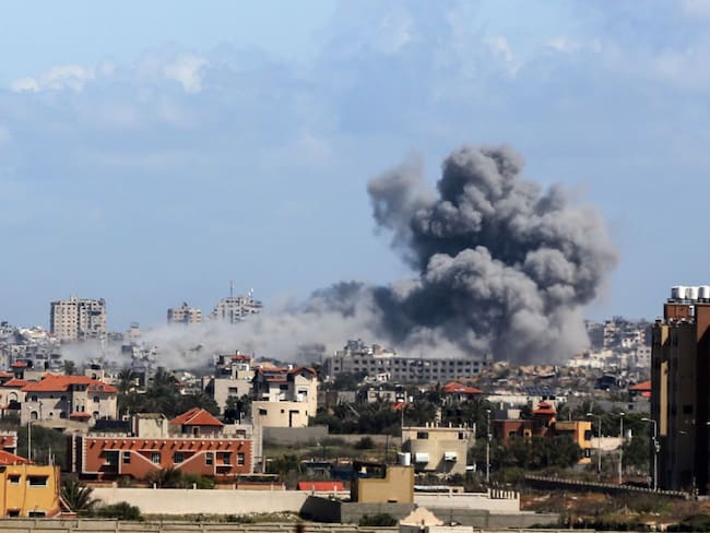 Bombardeos de Israel. Imagen de referencia. (Foto: Majdi Fathi/NurPhoto via Getty Images)