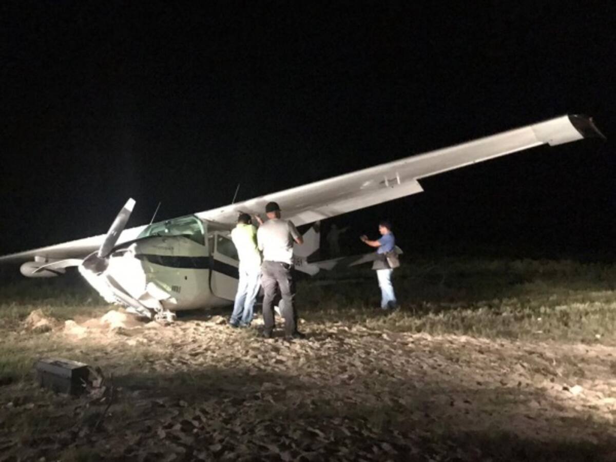 Fuerza Aérea destruyó narcoavioneta en La Guajira