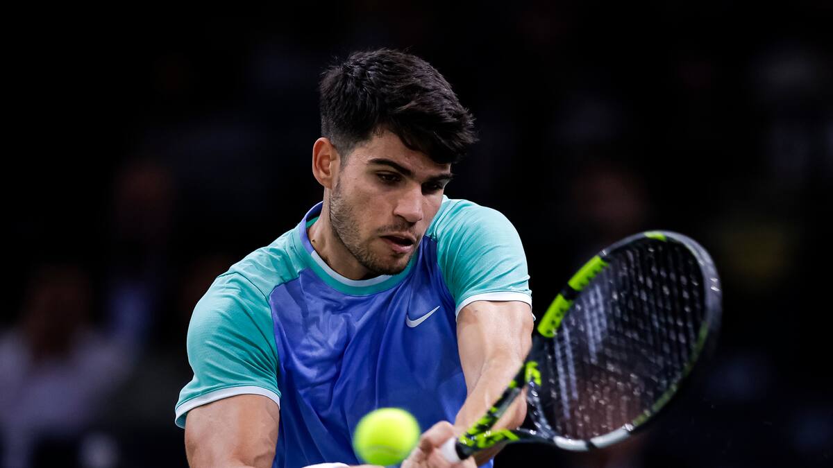 Carlos Alcaraz, sorprendido por el francés Ugo Humbert en octavos del Masters de París