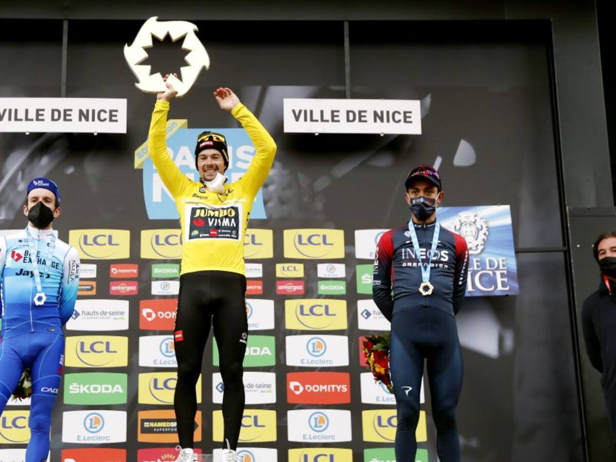 Daniel Martínez presente en el podio de la París-Niza