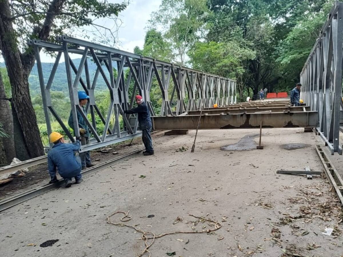 Expectativa por recuperación de la ruta Cúcuta-Ocaña a través de un puente metálico