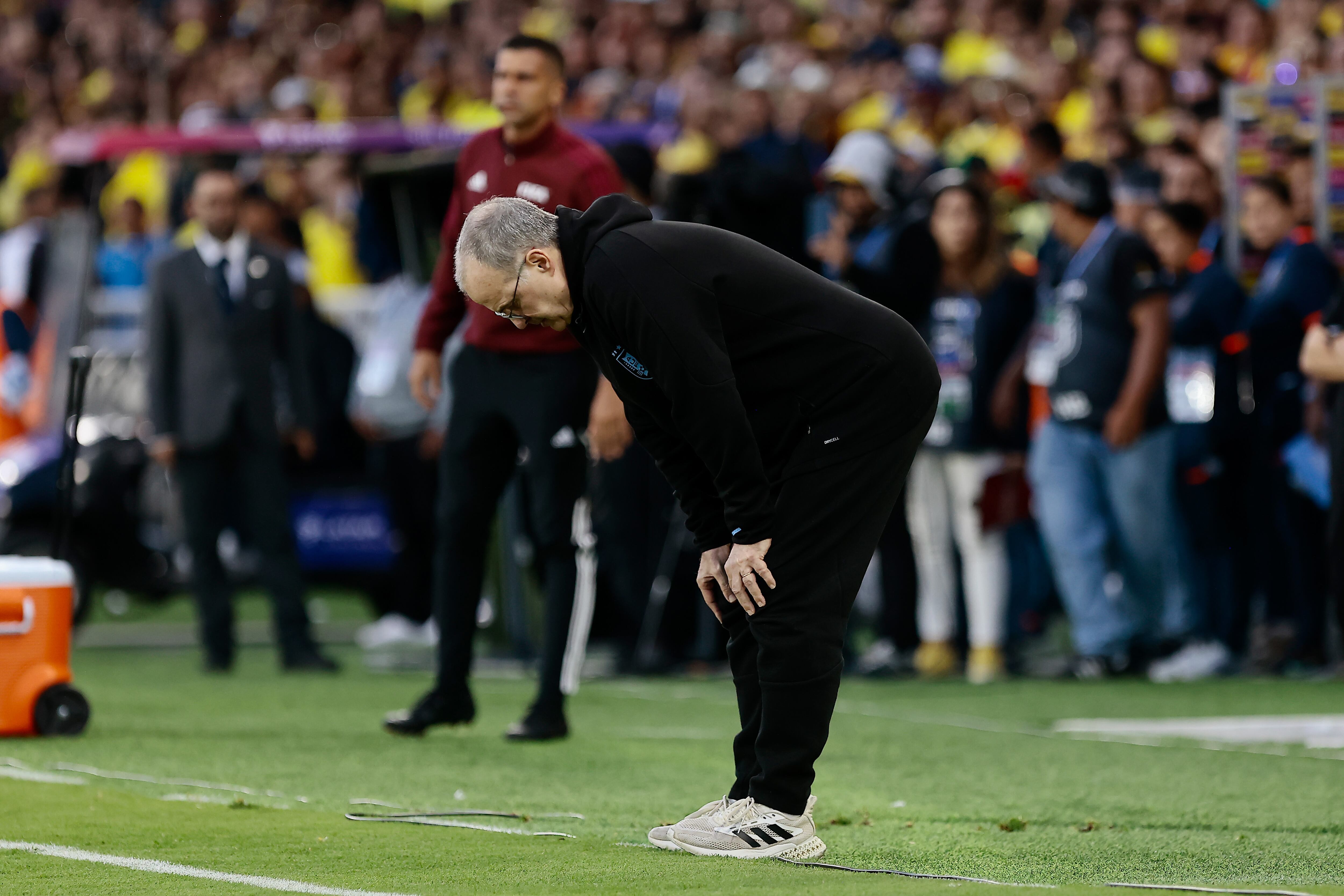 Marcelo Bielsa, entrenador de Uruguay (Photo by Franklin Jacome/Getty Images)