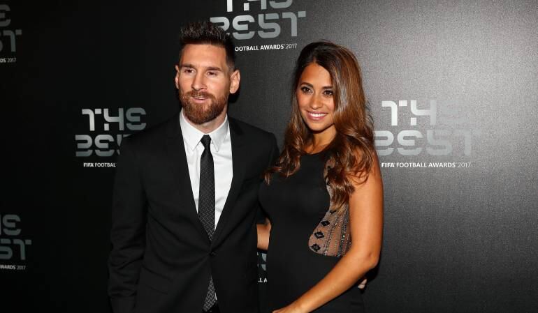 Leo Messi y Antonella 