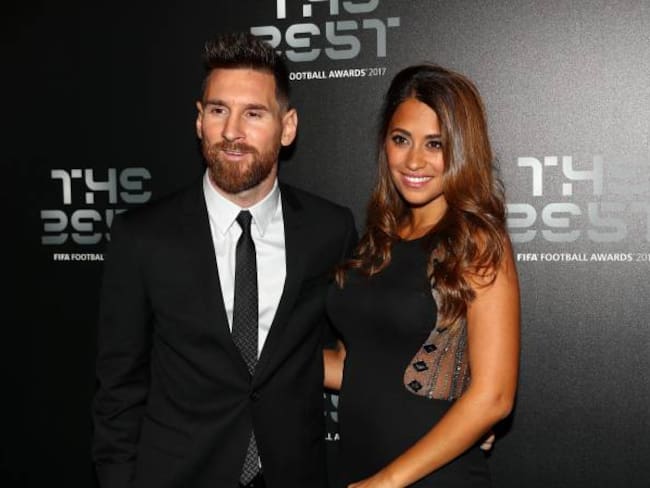 Leo Messi y Antonella 
