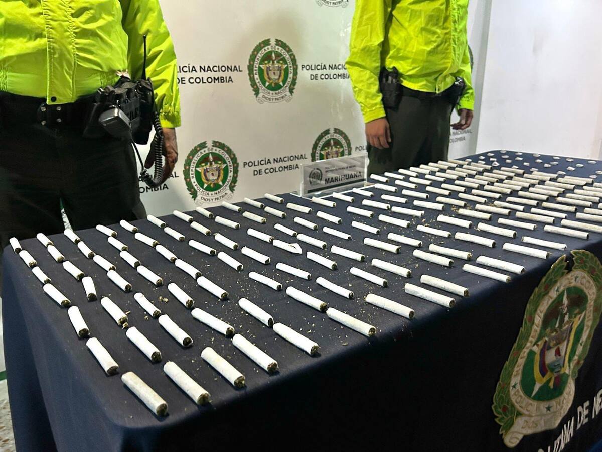 Por el delito de tráfico, fabricación y porte de estupefacientes aprehenden joven en Neiva