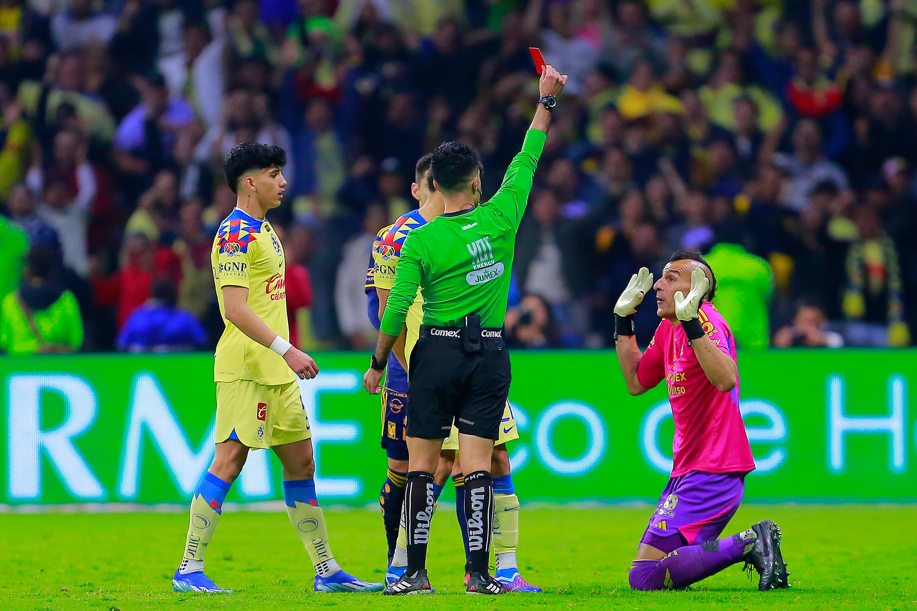 Final del fútbol mexicano entre América de México y Tigres. (Photo by Mauricio Salas/Jam Media/Getty Images)
