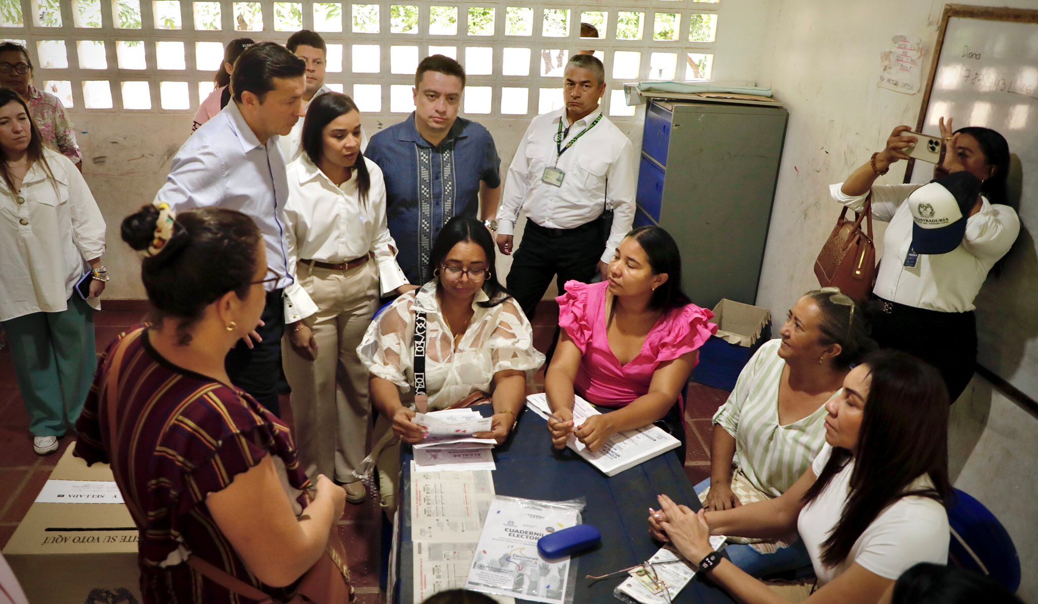 Registrador Nacional, Hernan Penagos, en la instalación de las elecciones atípicas de Fonseca, La Guajira
