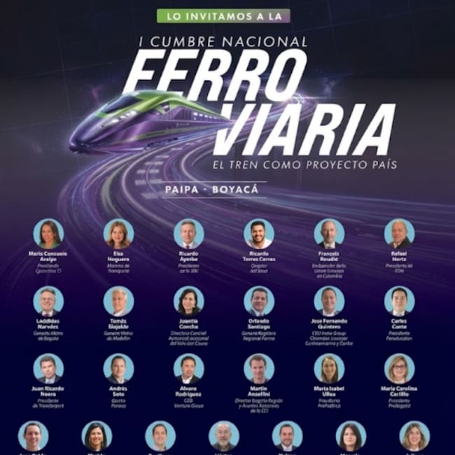 Boyacá será sede de la primera Cumbre Ferroviaria de Colombia. Foto: suministrada.