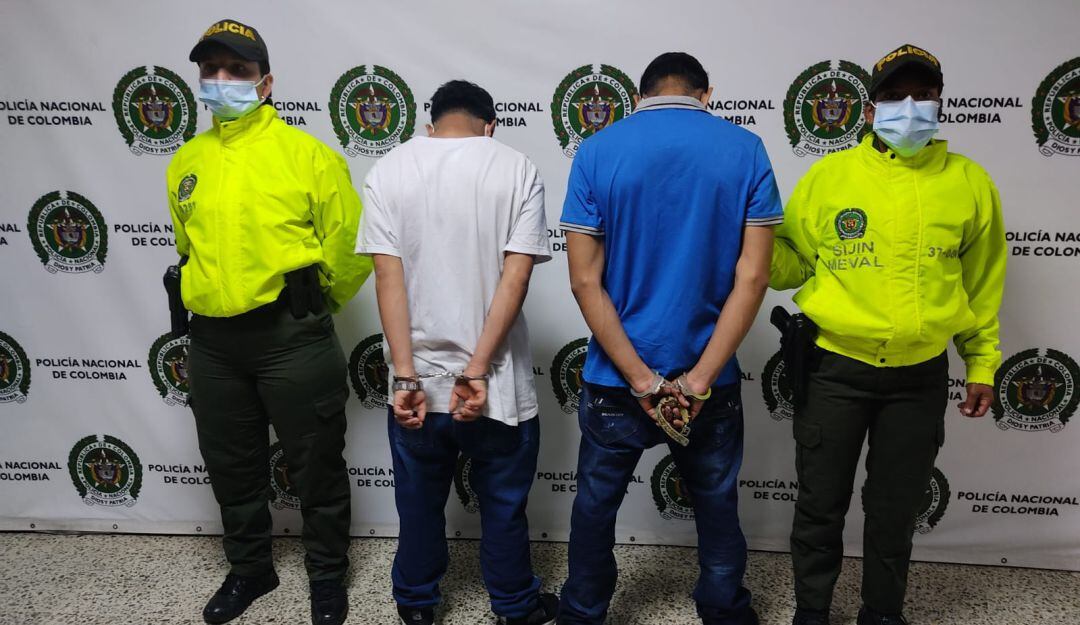 Capturados en Medellín 