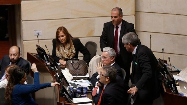 Bogotá. 29 Noviembre 2016. En el Senado de la República se adelanta el debate de control político sobre los alcances del acuerdo entre gobierno y FARC.. Foto: Colprensa