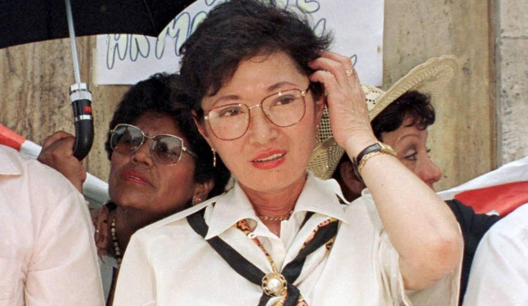 La ex primera dama de Perú, Susana Higuchi. Foto: Getty