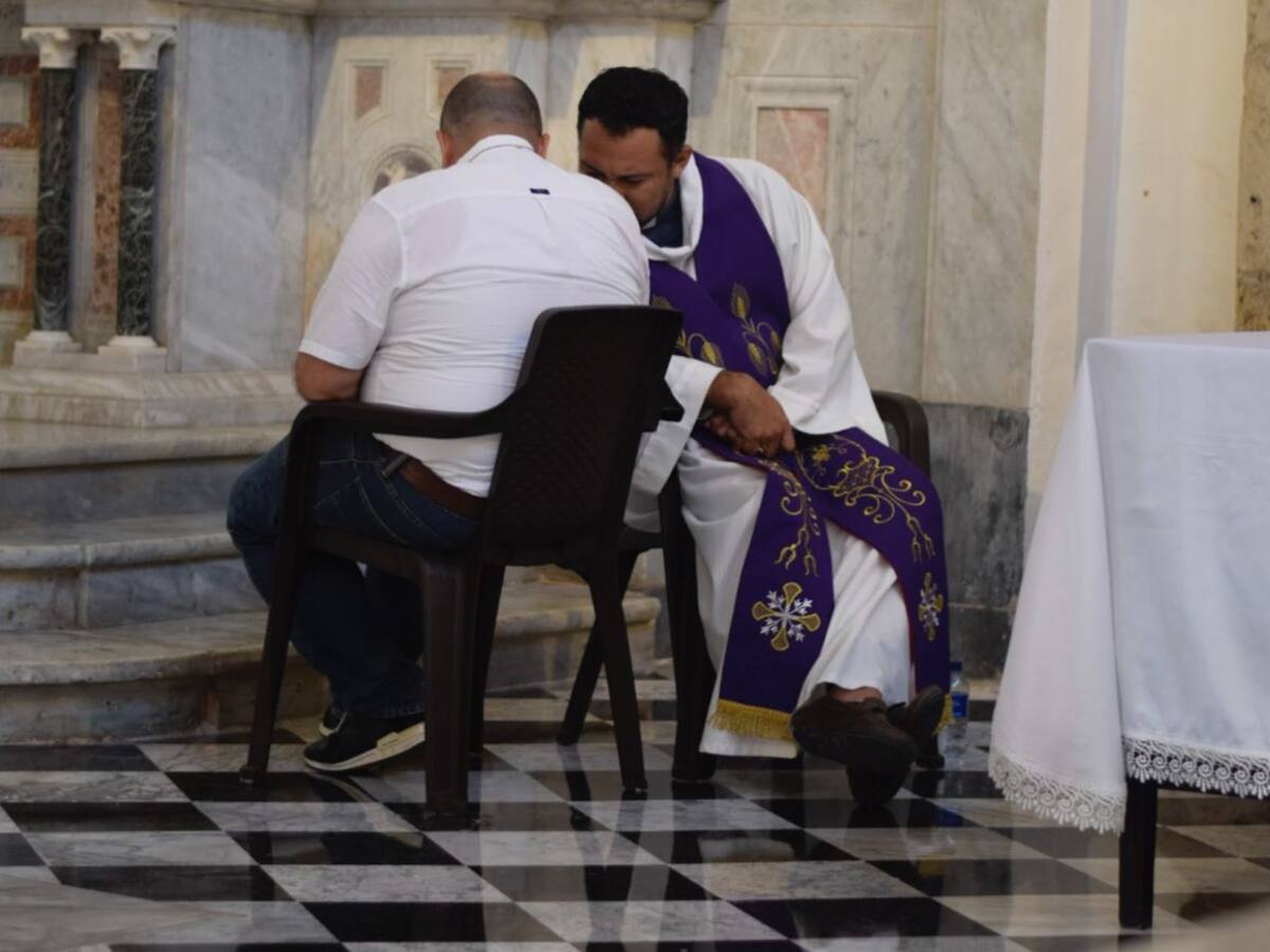 Jornada masiva de confesiones este miércoles santo en Cartagena