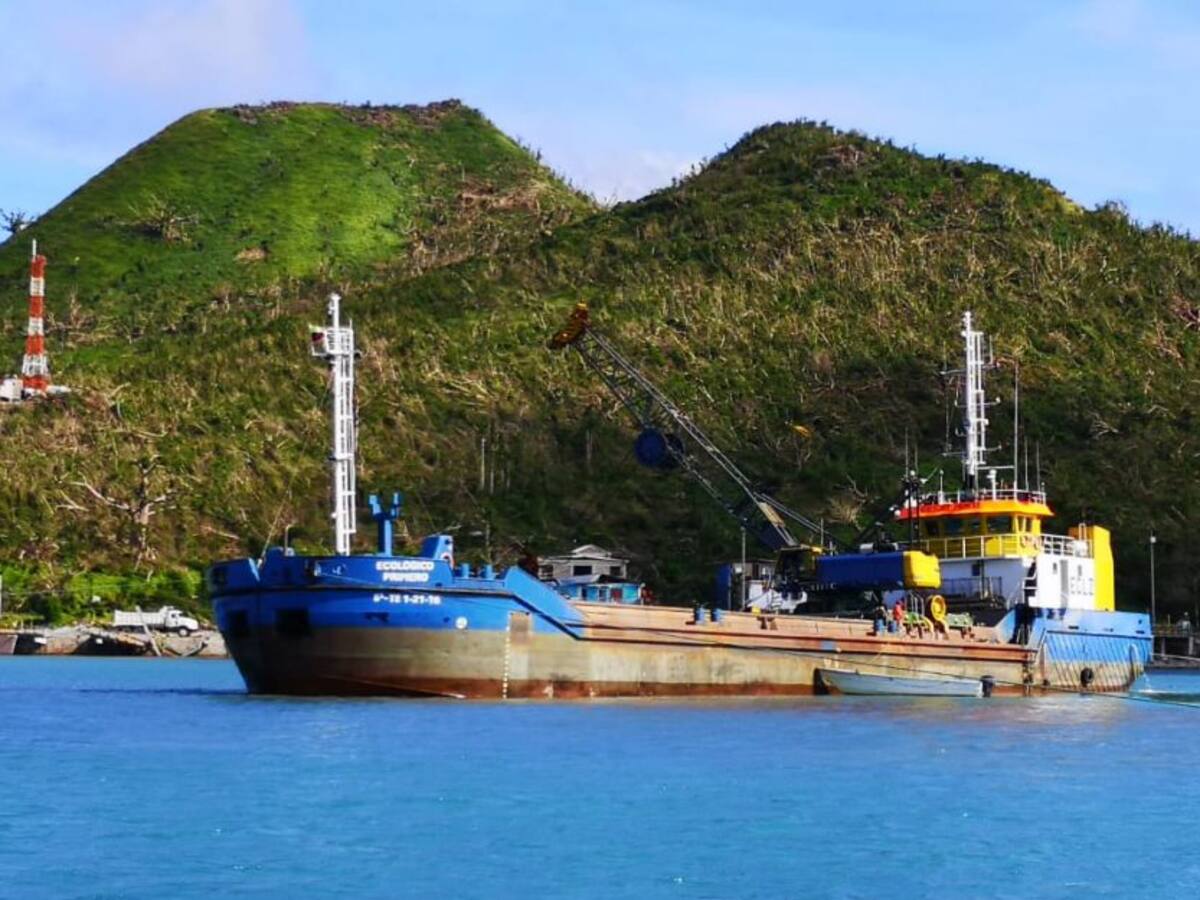 Exclusivo: El buque ecológico encargado de dragar el mar de Providencia