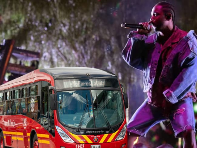 Conozca las Rutas de TransMilenio para llegar o salir hoy del concierto de Kendrick Lamar en Bogotá