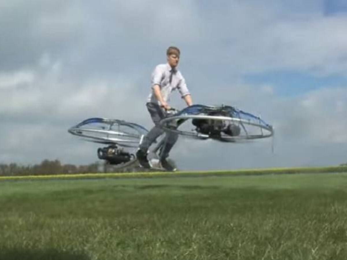 ¿La nueva moto que vuela?