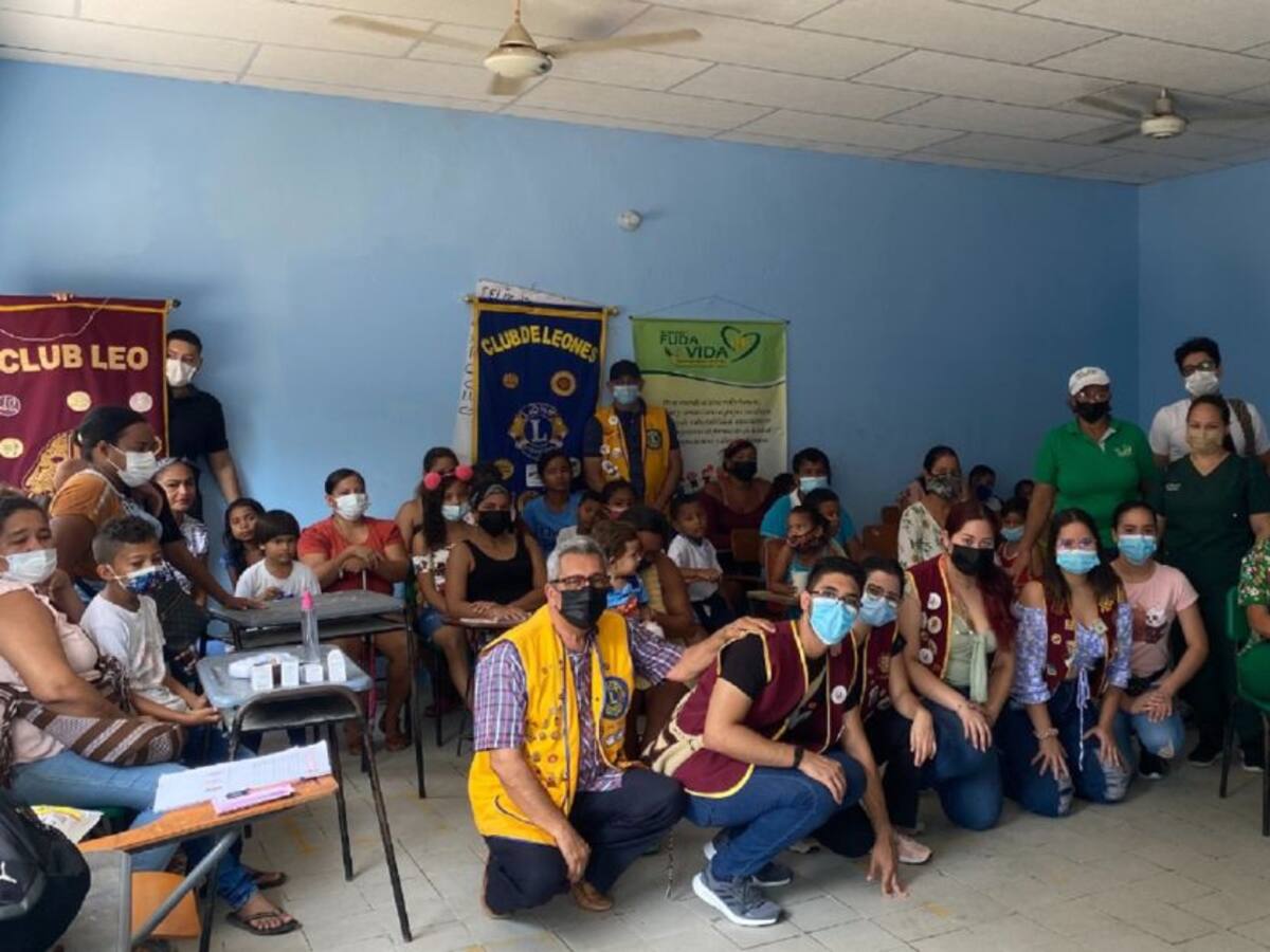 Club de Leones de Arjona realizó brigada de salud integral