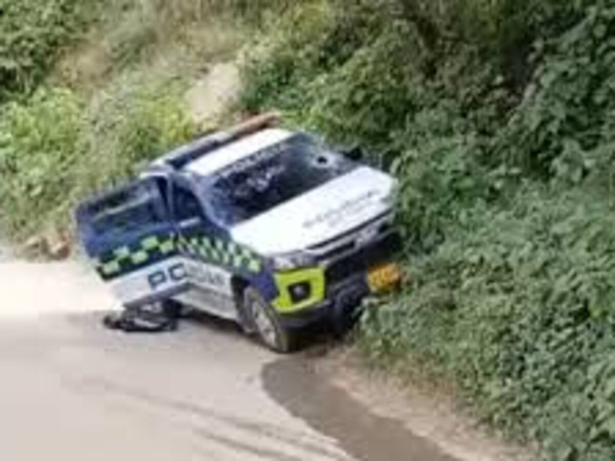 Patrulla de la policía fue atacada a disparos en Buriticá, Antioquia: un uniformado resultó herido