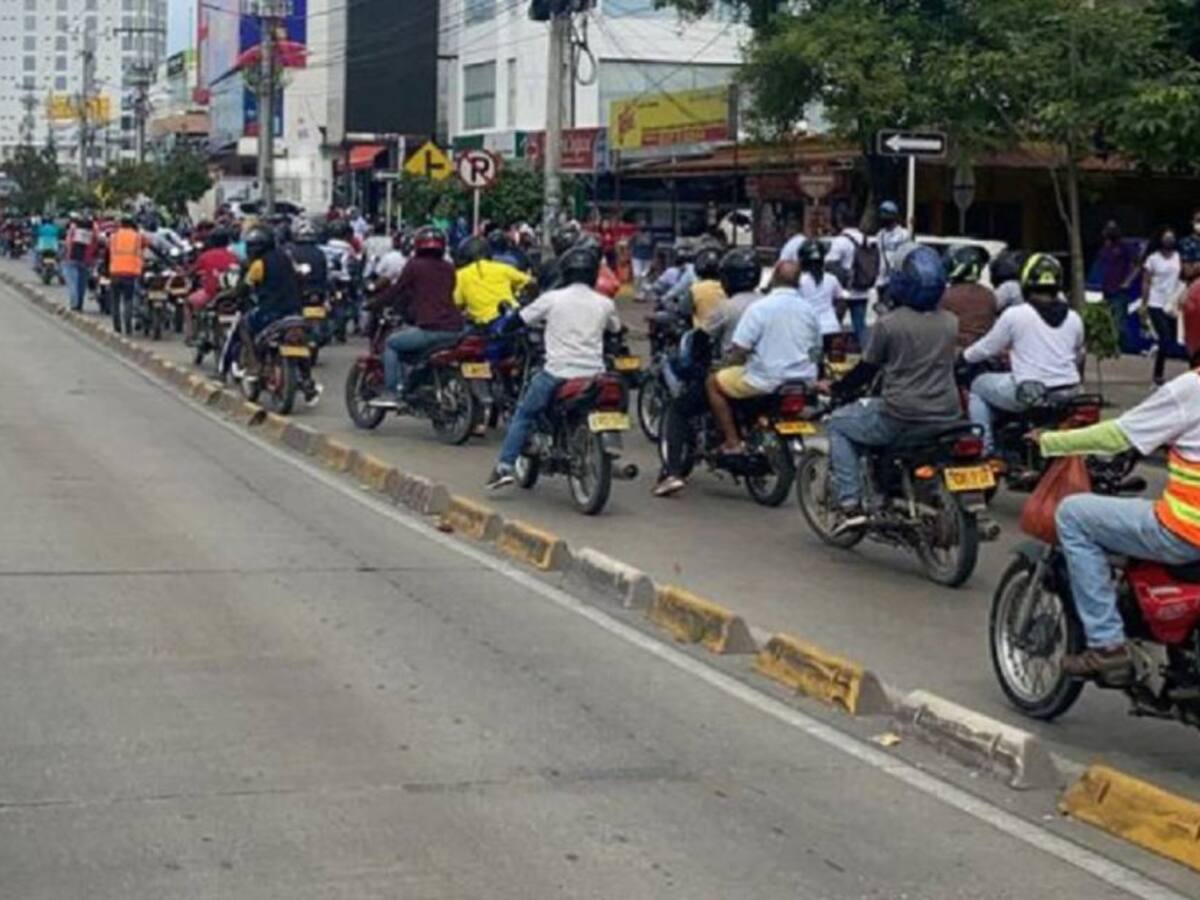 Mototaxistas de Cartagena anunciaron protesta para el 31 de diciembre
