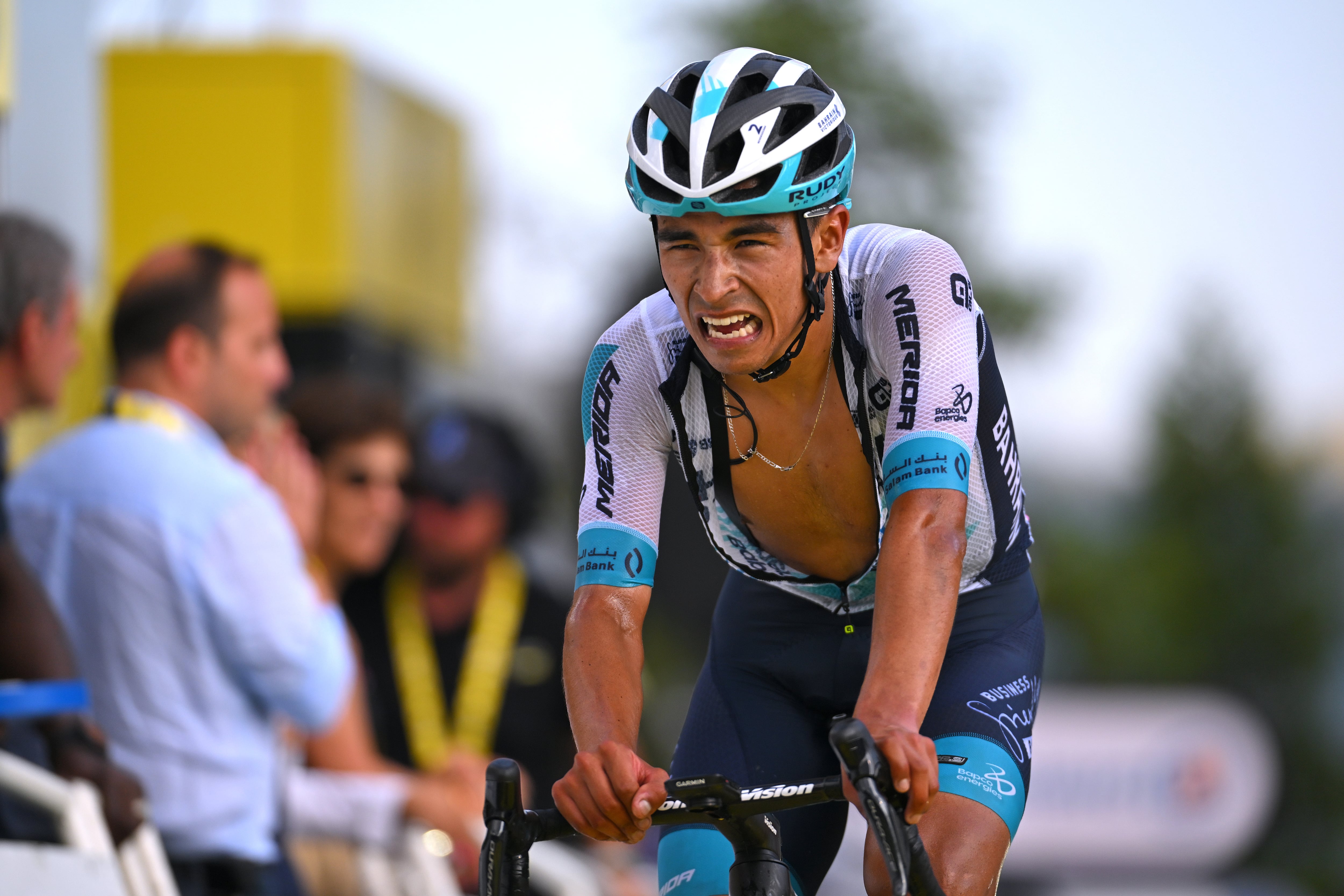 Santiago Buitrago durante la etapa 20 del Tour de Francia. (Photo by Tim de Waele/Getty Images)