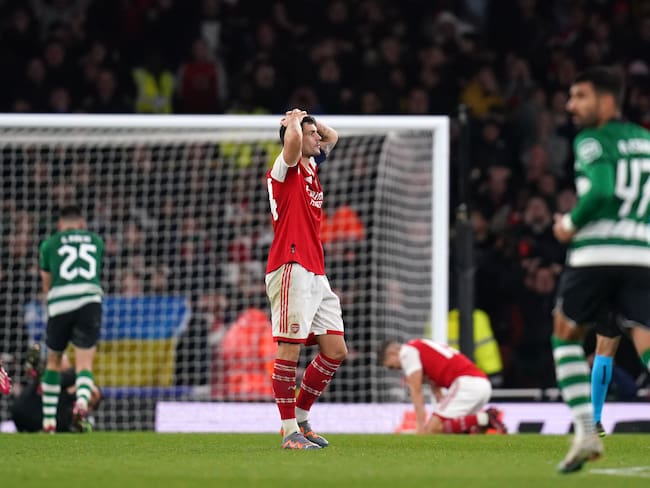 Arsenal quedó eliminado de la Europa League a manos del Sporting de Lisboa. (Photo by John Walton/PA Images via Getty Images)