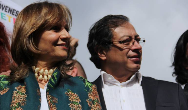 Ángela María Robledo / Gustavo Petro 